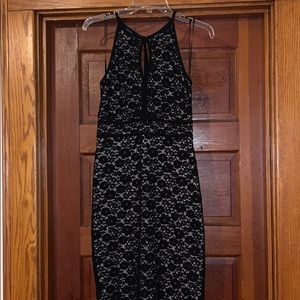 Night Way Lace Sequined Cocktail Dress